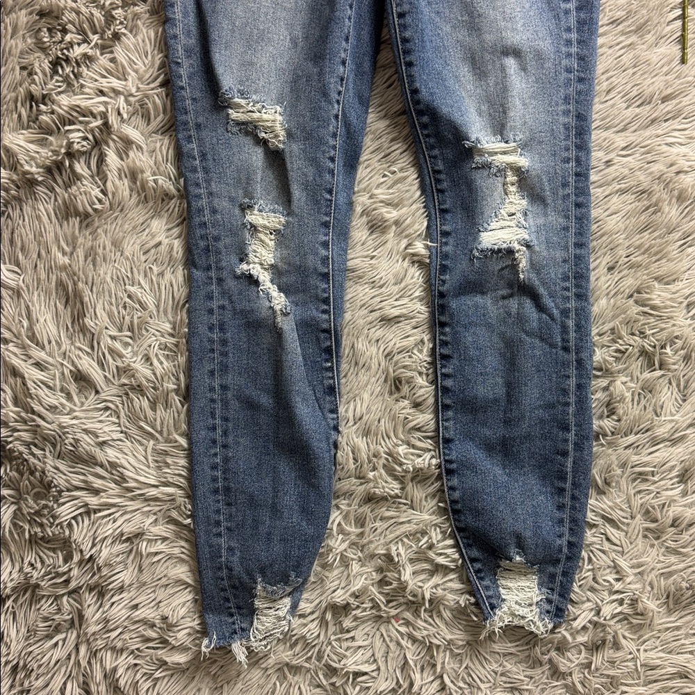 Vervet button fly Distressed Skinny Jeans size 26 - Picture 5 of 7
